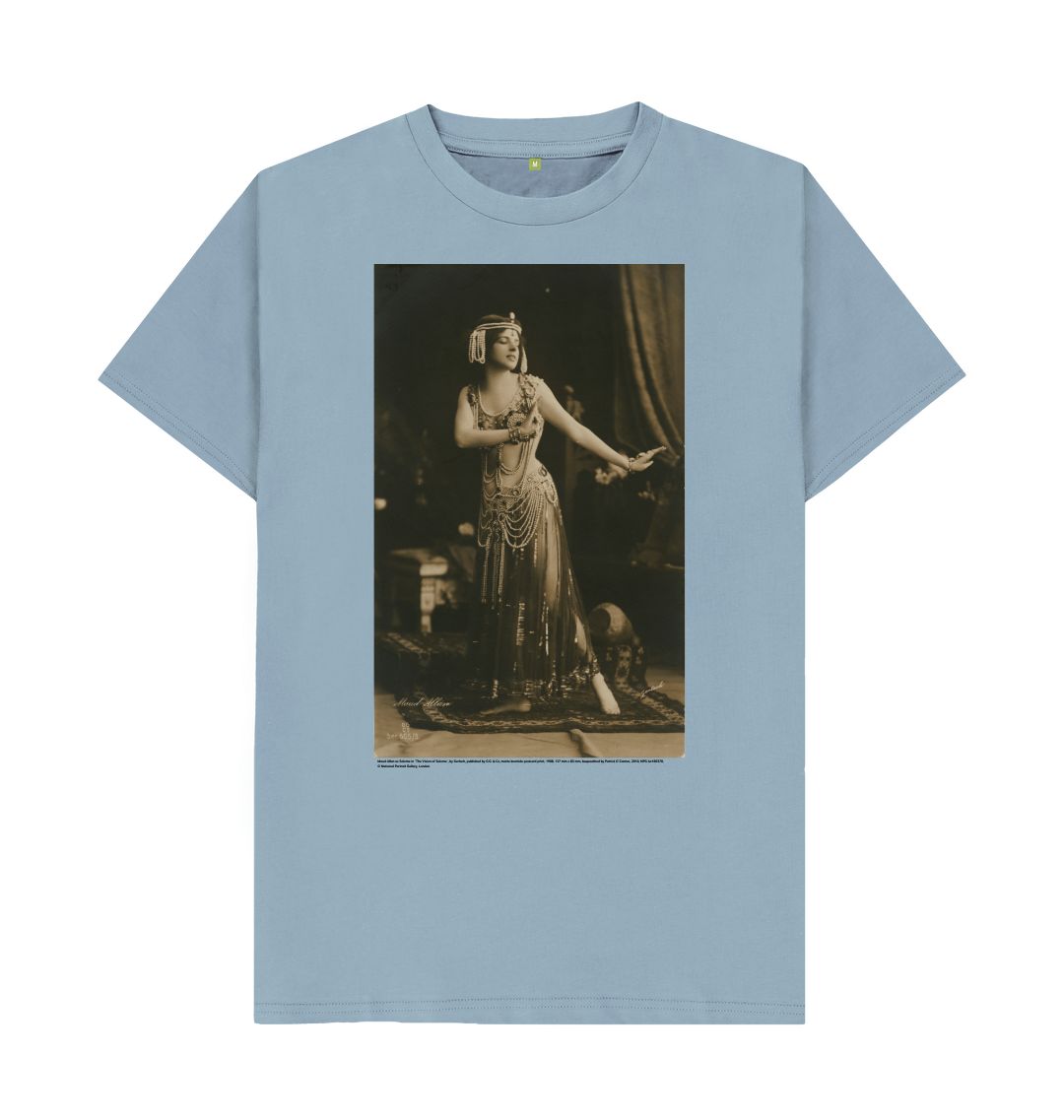 Stone blue maud allan unisex t shirt