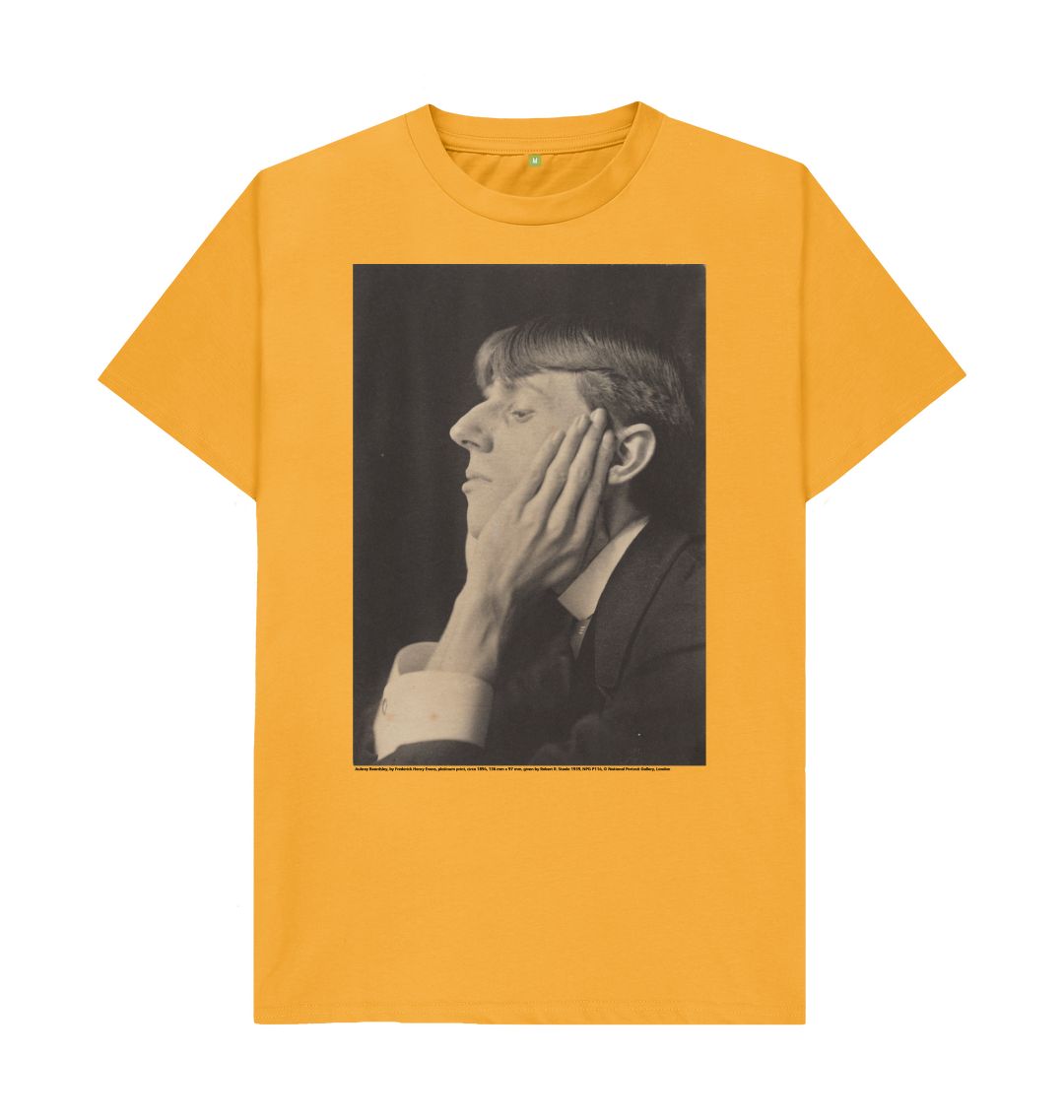 Mustard aubrey beardsley unisex t shirt