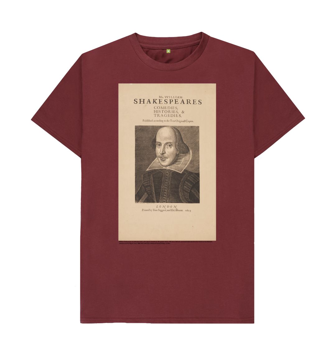 Red wine william shakespeare unisex t shirt
