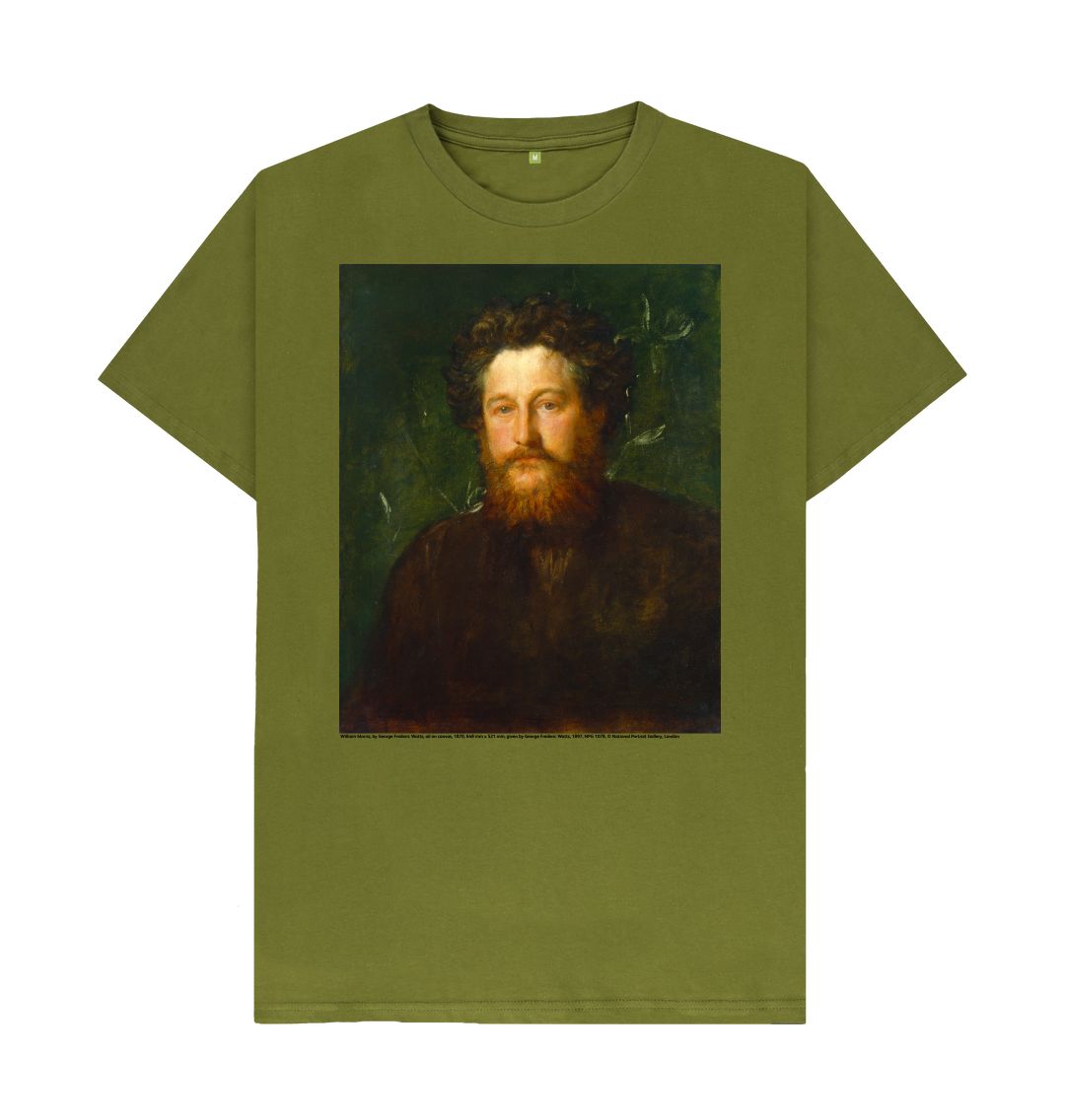 Moss green william morris unisex t shirt