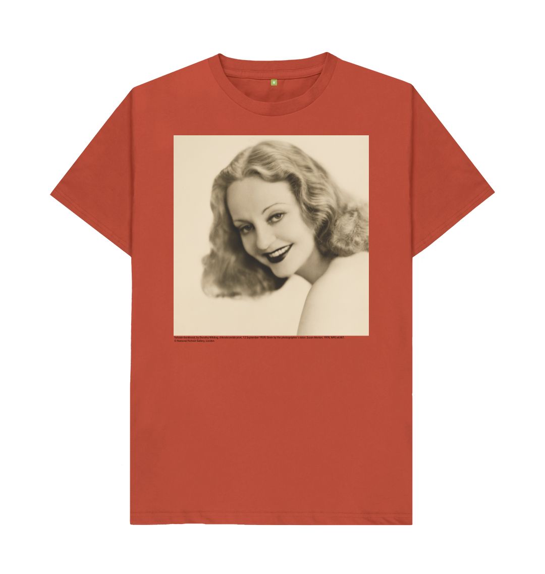 Rust tallulah bankhead unisex t shirt