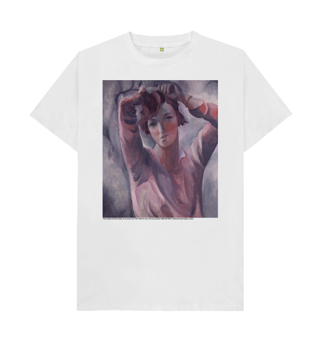 White paule vezelay unisex t shirt