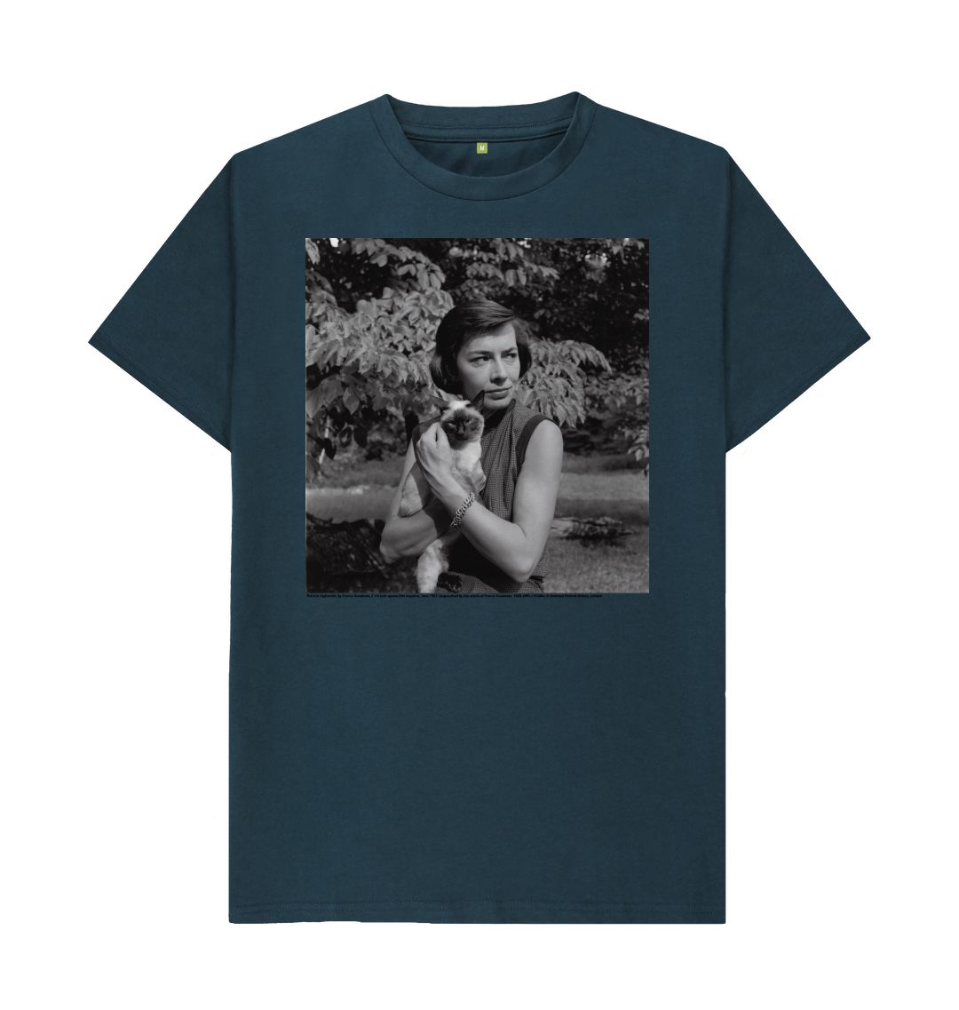 Denim blue patricia highsmith unisex t shirt