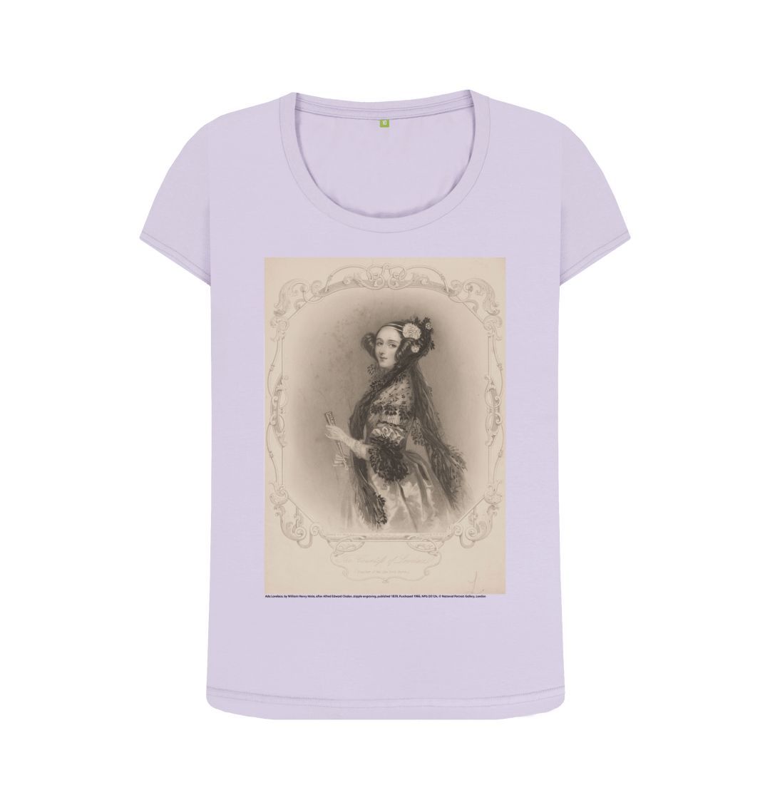 Violet ada lovelace women's scoop neck t shirt