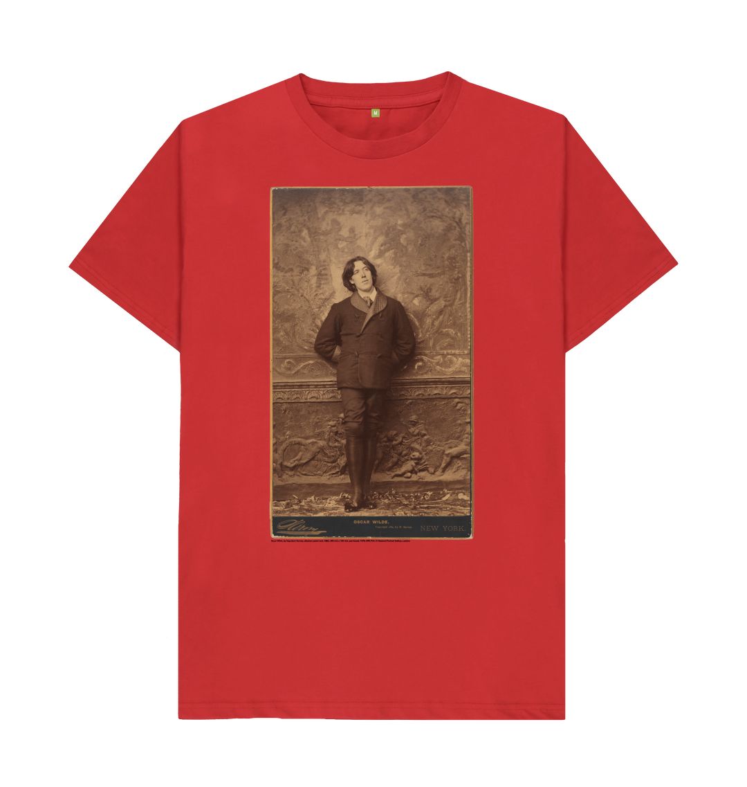 Red oscar wilde unisex t shirt