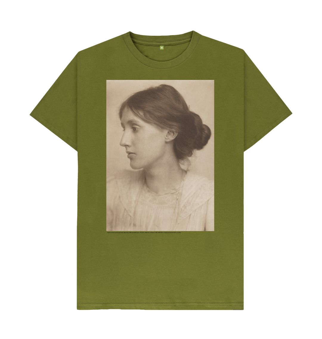 Moss green virginia woolf unisex t shirt