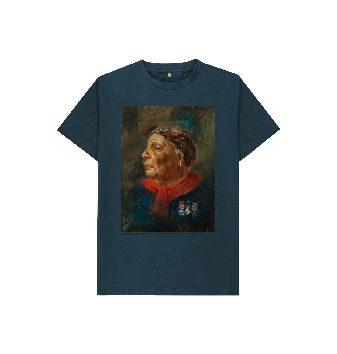 Denim blue mary seacole kids t shirt