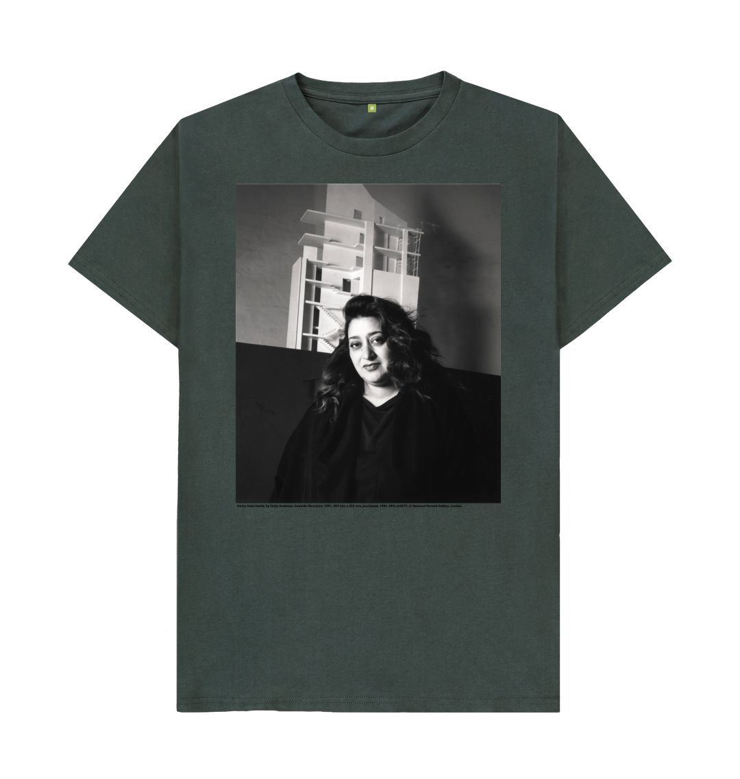 Dark grey zaha hadid, 1991 unisex t shirt