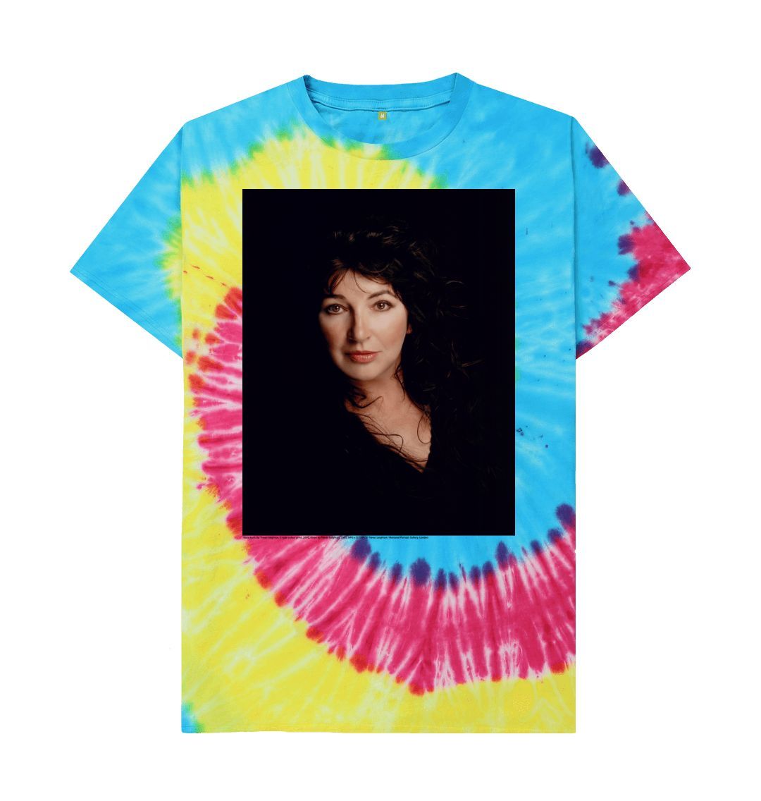 Tie dye kate bush unisex crew neck t shirt