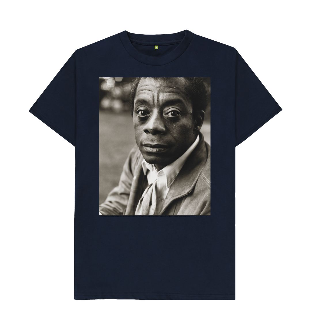 Navy blue james baldwin unisex t shirt