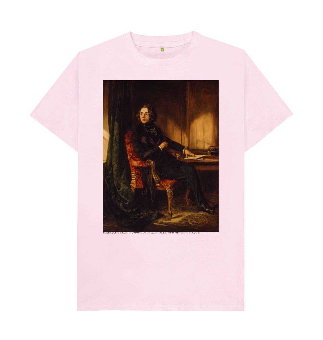 Pink charles dickens unisex t shirt