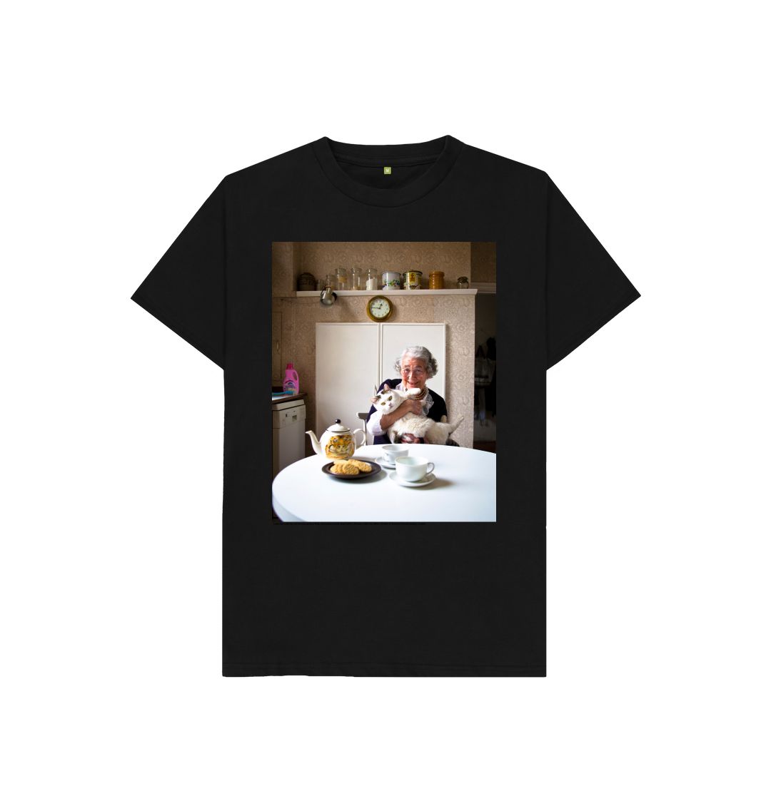 Black judith kerr kids t shirt
