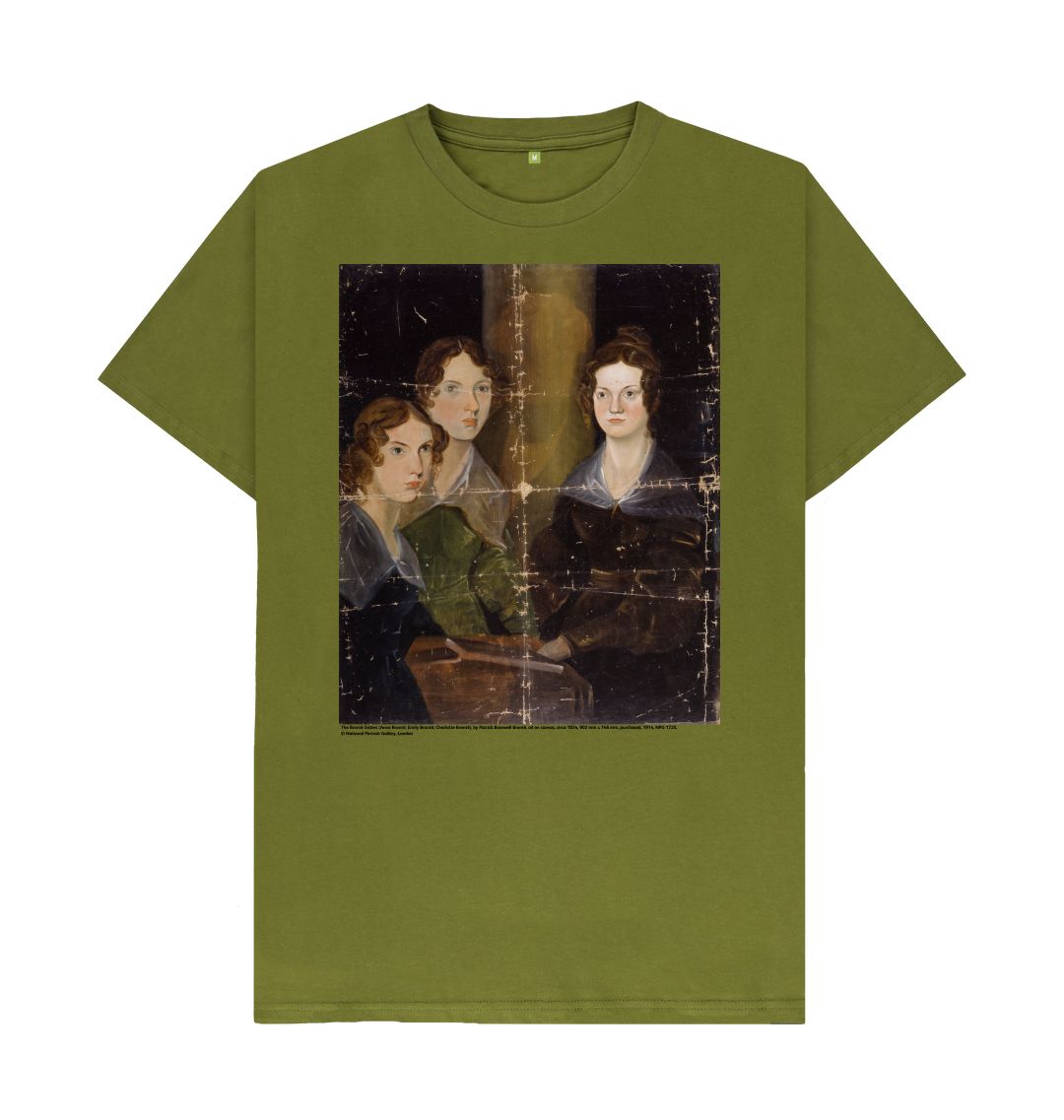 Moss green the bronte sisters unisex t shirt