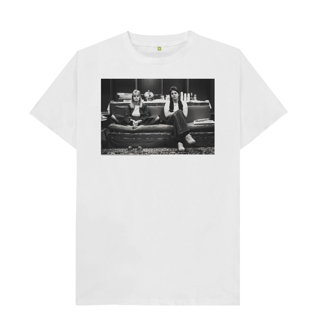 White linda mccartney and paul mccartney unisex t shirt
