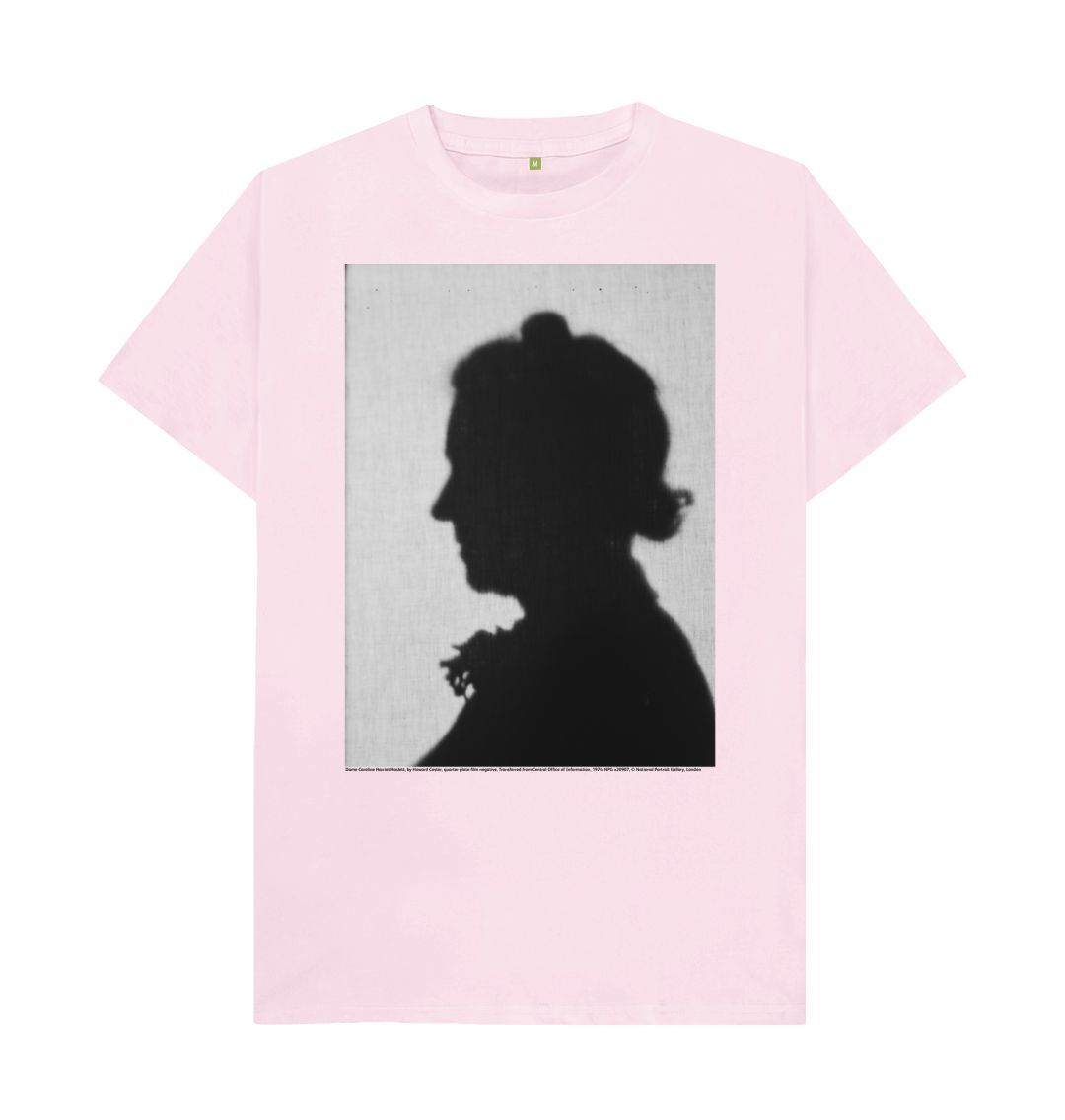 Pink dame caroline harriet hasslett unisex crew neck t shirt