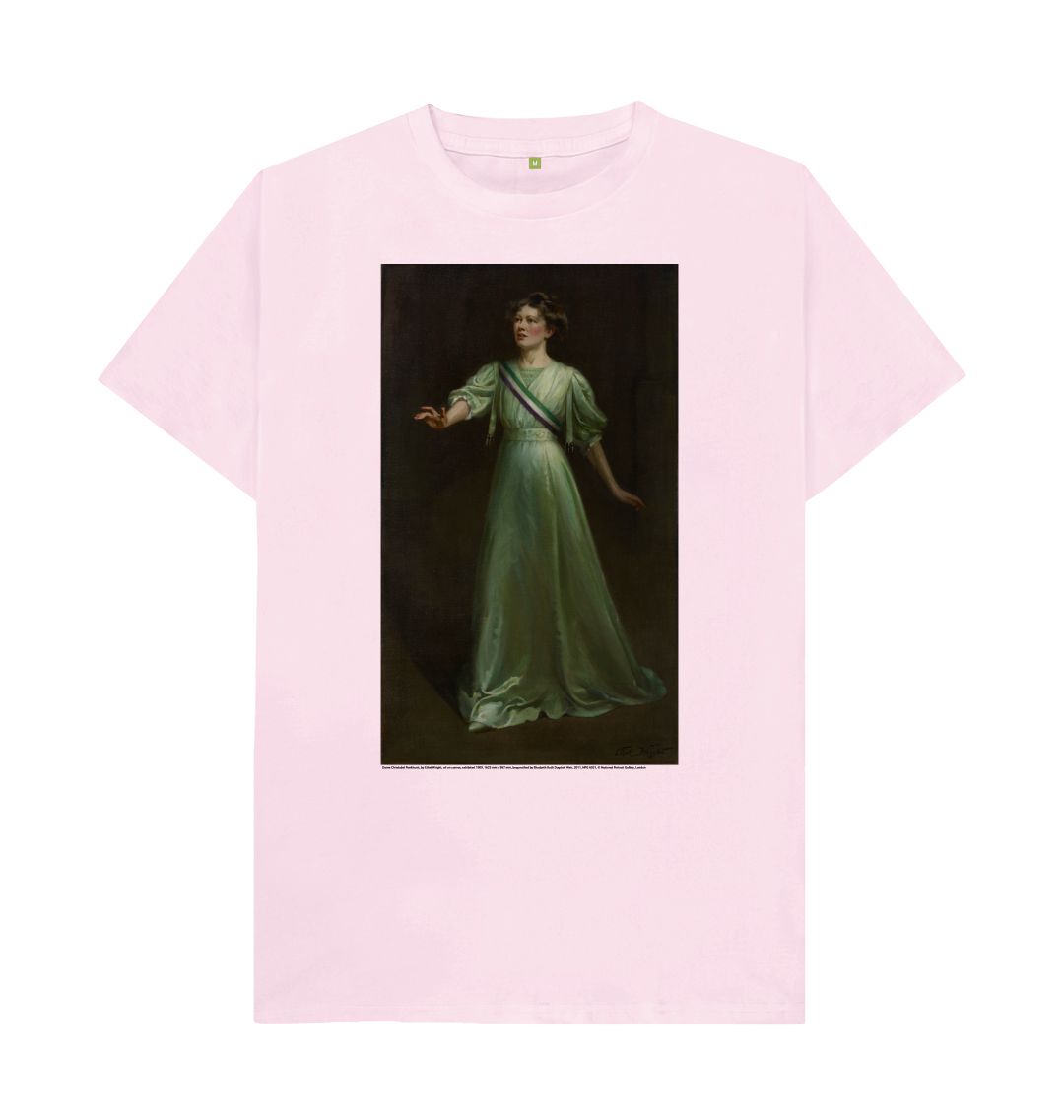 Pink christabel pankhurst unisex t shirt