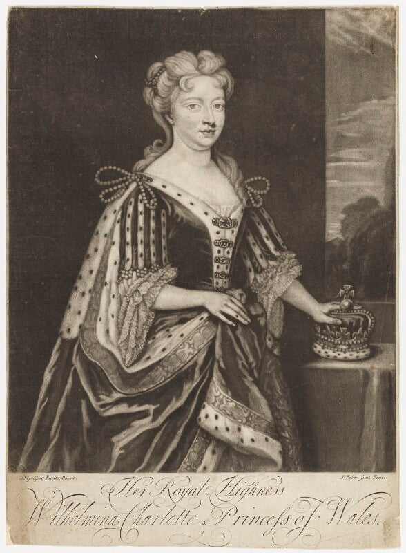 Caroline wilhelmina of brandenburg ansbach when princess of wales npg d7917