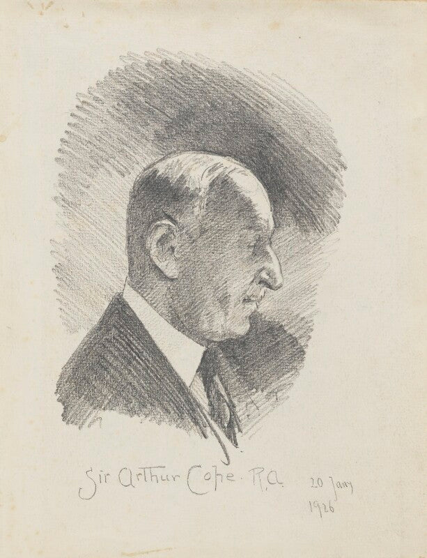 Sir arthur stockdale cope: study for 'the passing of john sargent.' npg d43166