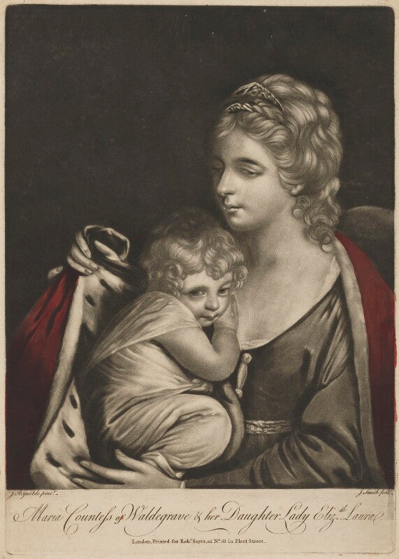 Elizabeth laura (waldegrave), countess waldegrave; maria (née walpole), duchess of gloucester and edinburgh npg d33041