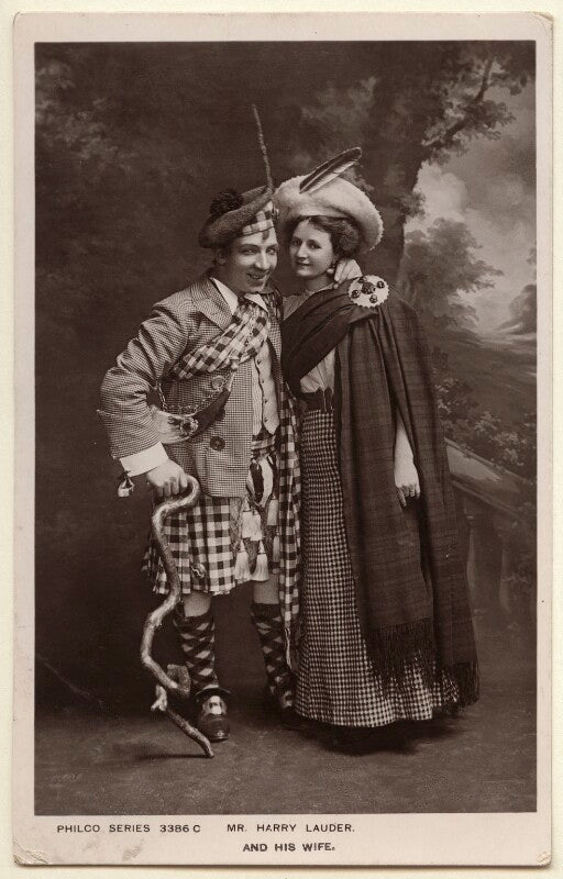 Sir harry lauder; annie (née vallance), lady lauder npg ax160058