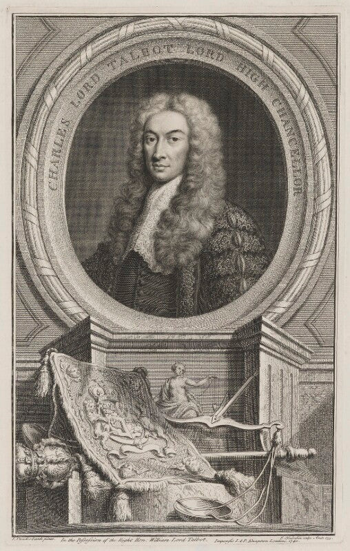 Charles talbot, 1st baron talbot of hensol npg d40539
