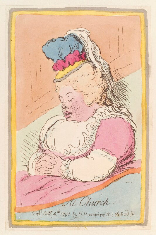 Albinia, countess of buckinghamshire ('at church') npg d12961