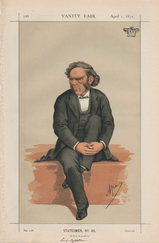 George william lyttelton, 4th baron lyttelton ('statesmen, no. 80. npg d43477