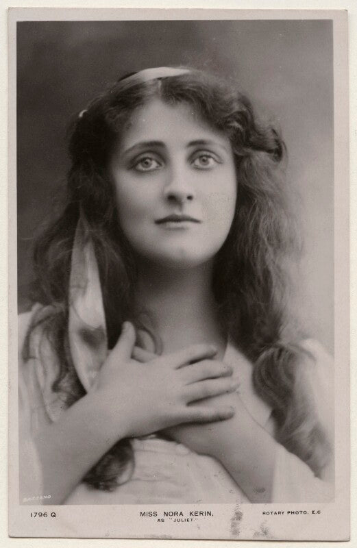 Nora kerin as juliet in 'romeo and juliet' npg x193872