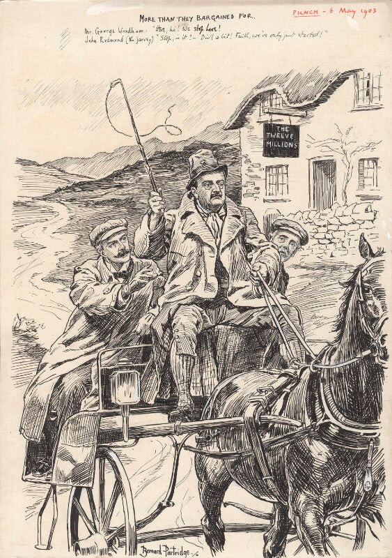 More than they bargained for (george wyndham; john edward redmond; arthur james balfour, 1st earl of balfour) npg d9993