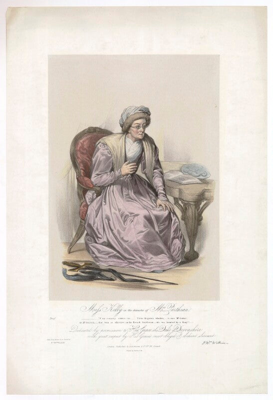 Frances ('fanny') maria kelly as mrs parthian npg d36784