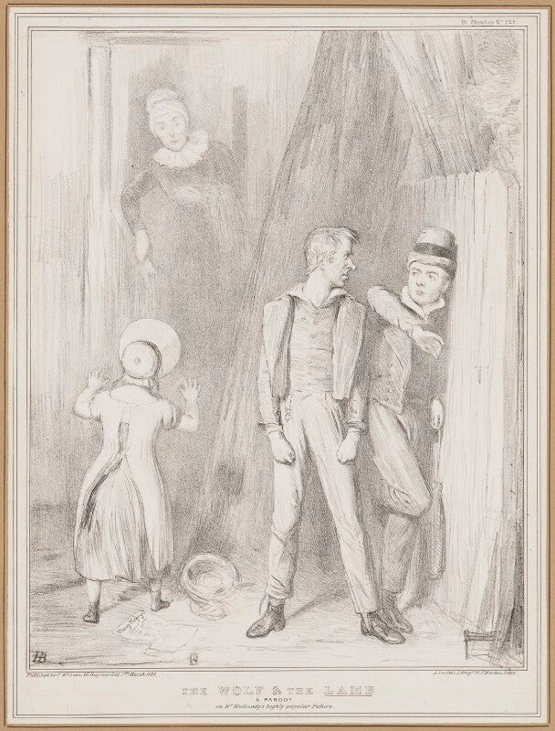 The wolf & the lamb npg d46333