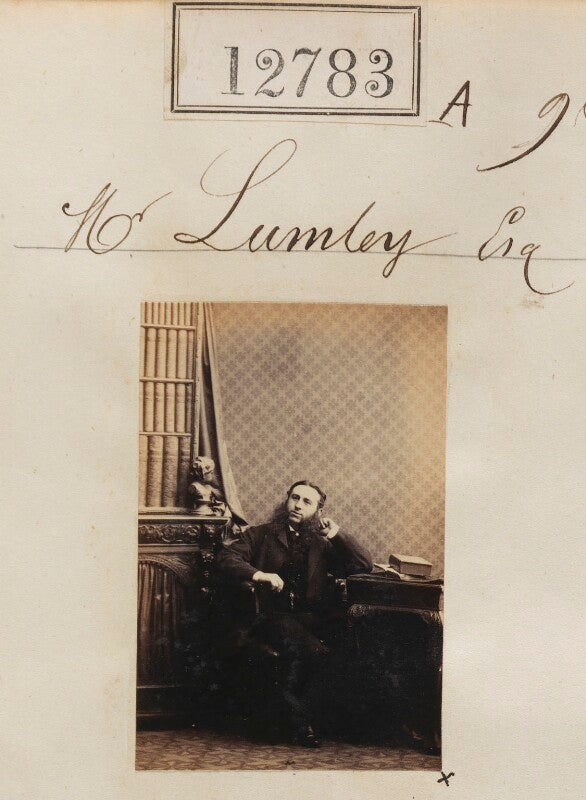 Mr lumley or mr m. lumley npg ax62426