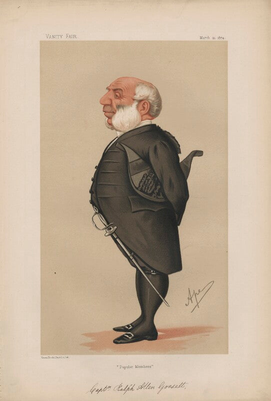 Ralph allen gossett ('men of the day. no. 82.') npg d43632