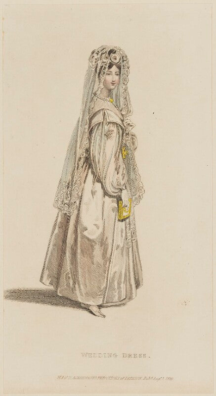 'wedding dress', august 1829 npg d47633