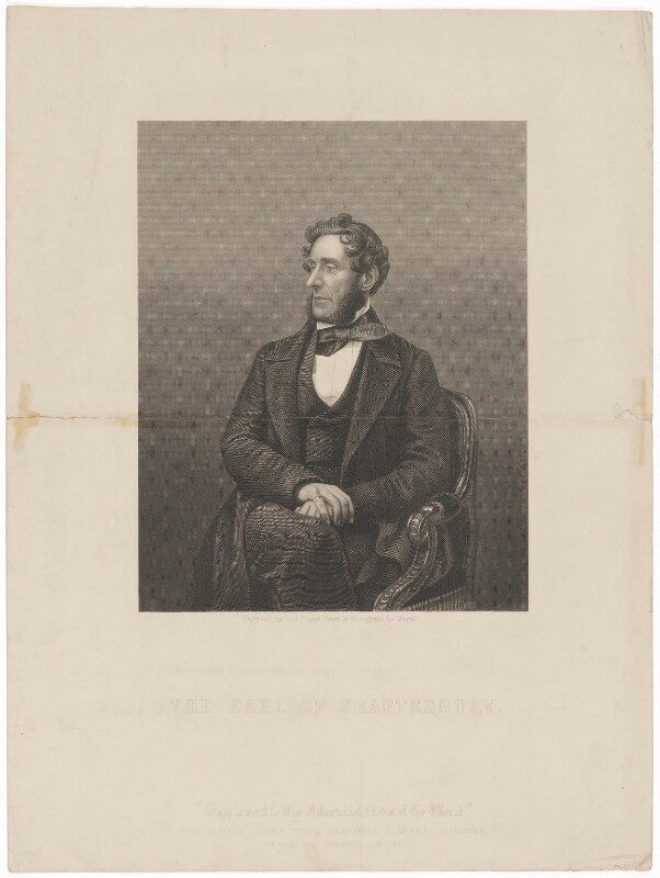 Anthony ashley cooper, 7th earl of shaftesbury npg d40666