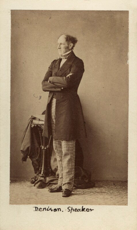 (john) evelyn denison, 1st viscount ossington npg ax29676