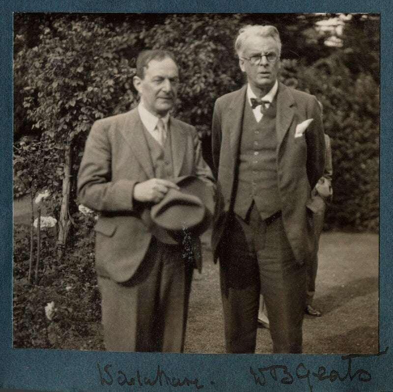 Walter de la mare; w.b. yeats npg ax143162