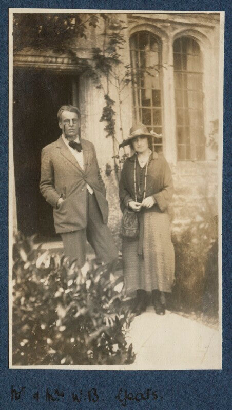 W.b. yeats; bertha georgie yeats (née hyde lees) npg ax140876