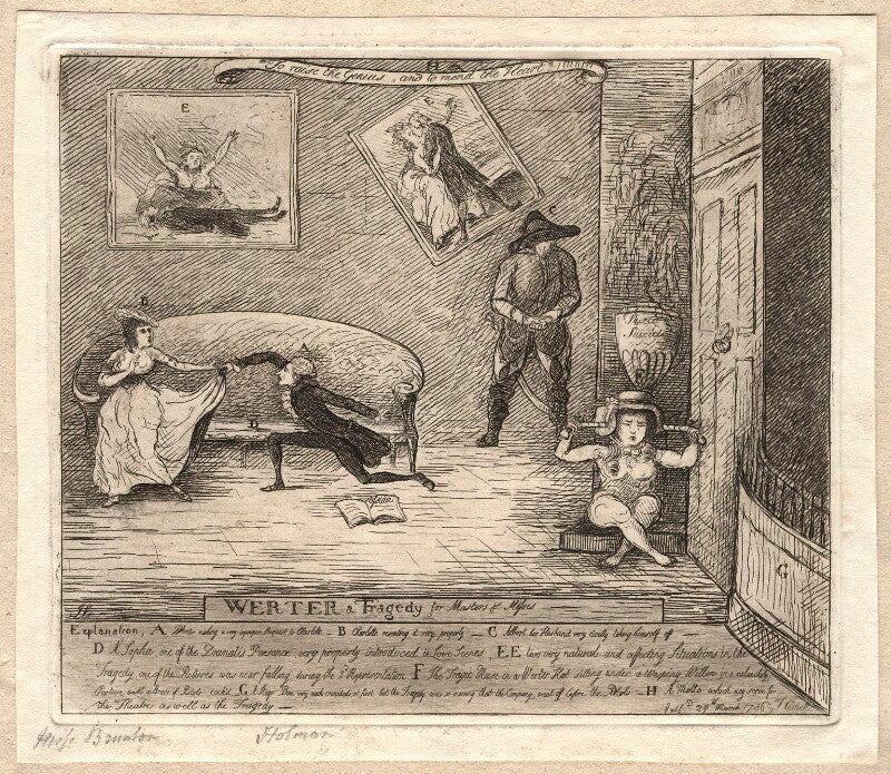 'werter a tragedy for masters and misses' (anne merry (née brunton); joseph george holman) npg d9576