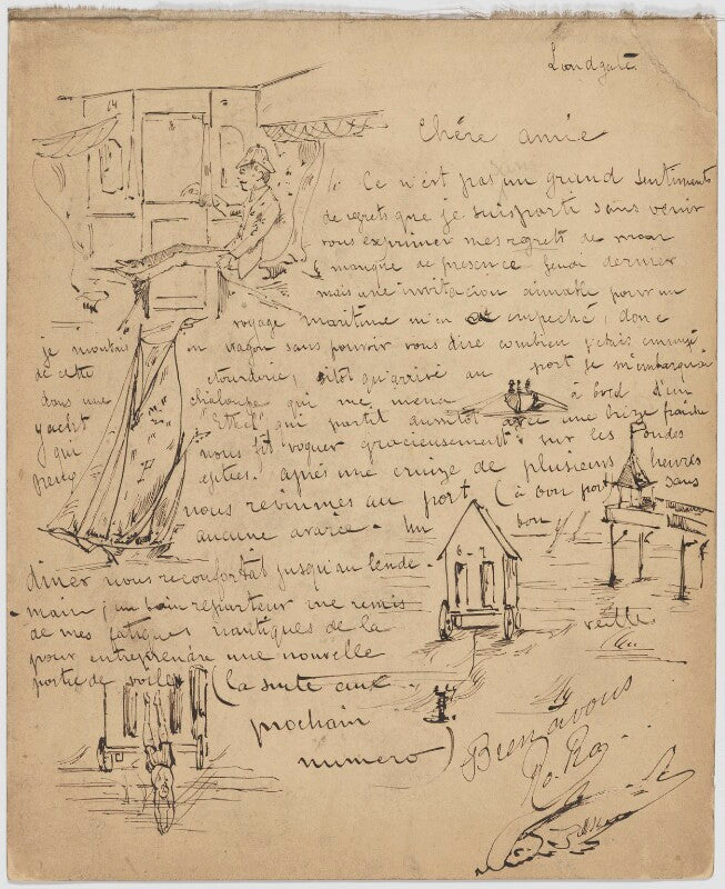 Sketches signed 'ro ro' npg d6704