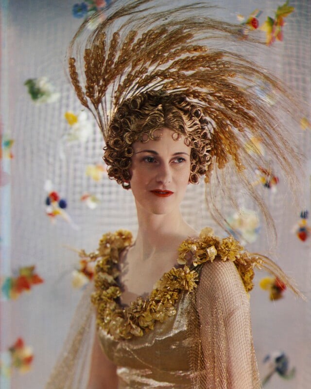 Dorothy etta warrender (née rawson), lady bruntisfield as ceres npg x220023