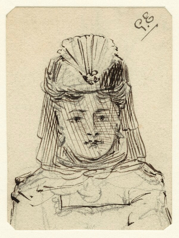 Sketch of an unknown woman npg d23207