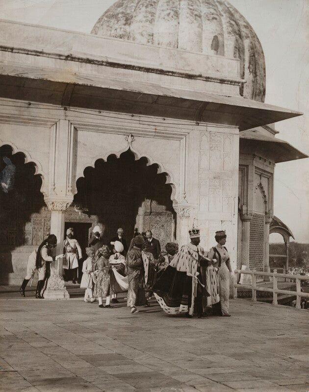 'the coronation durbar' (king george v; queen mary) npg x134355