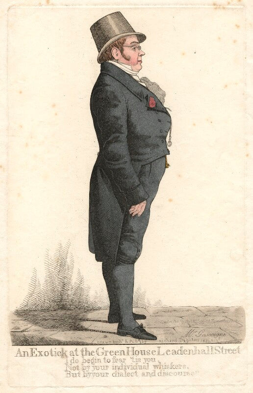 Probably joseph gascoigne ('an exotick at the green house, leadenhall street') npg d13511