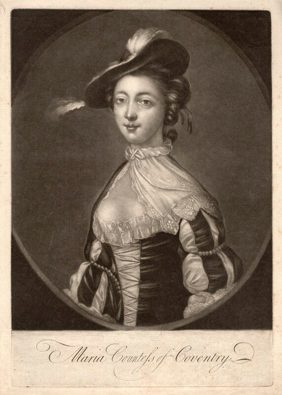 Maria (née gunning), countess of coventry npg d2507