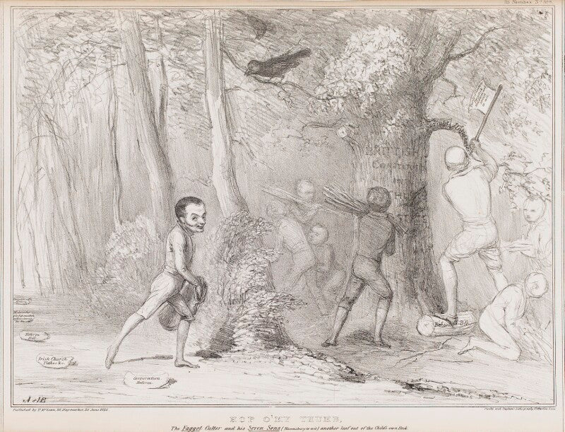 Hop o'my thumb (john russell, 1st earl russell; john russell, 6th duke of bedford) npg d41333