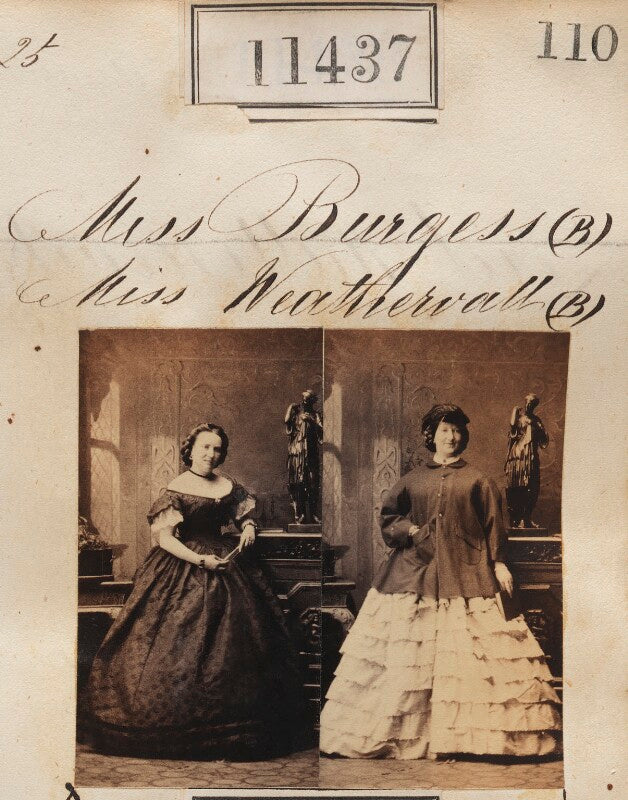 Miss burgess; miss weathervall npg ax61124