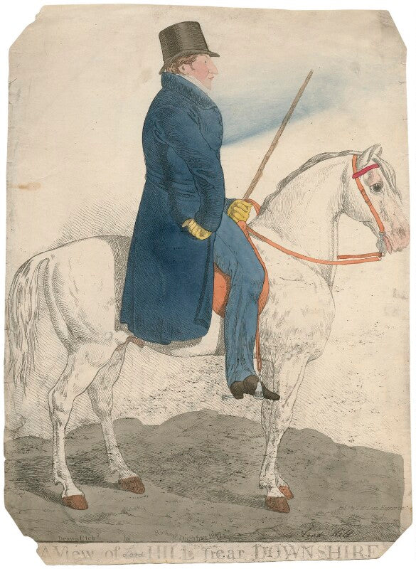 Arthur trumbull hill, 3rd marquess of downshire ('a view of hill near downshire') npg d8743