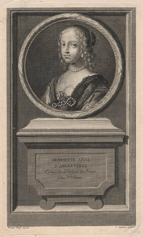 Henrietta anne, duchess of orleans npg d16461