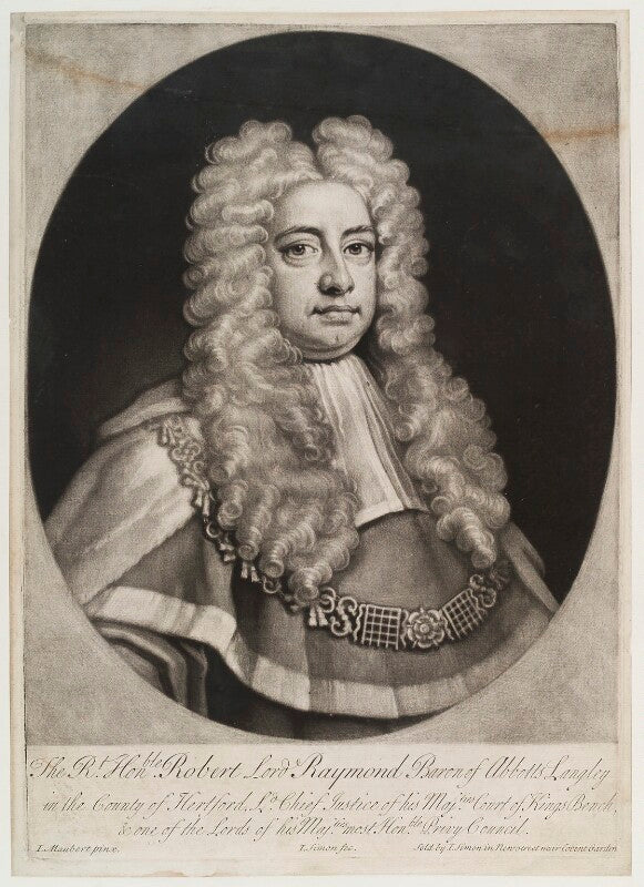 Sir robert raymond, 1st baron raymond npg d20035